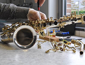 Reparatie Saxofoon